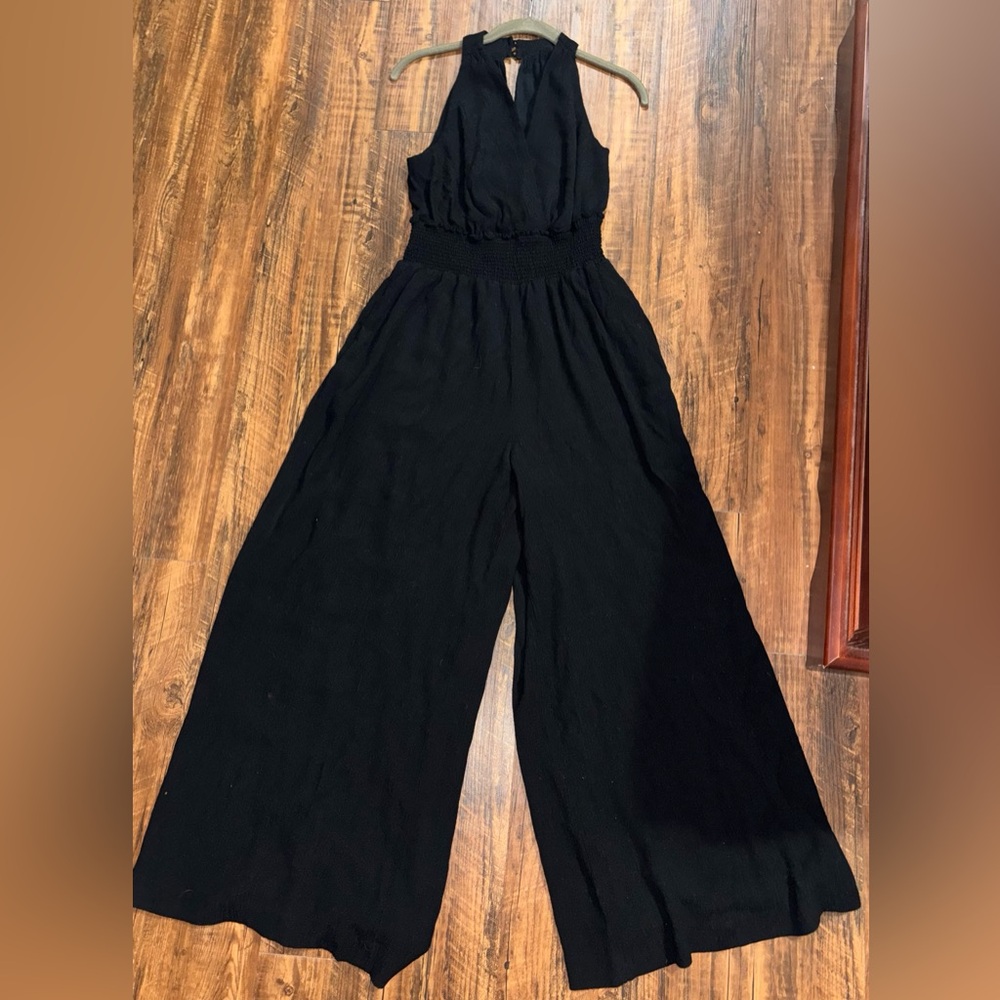 Anthropologie Classic Black Jumpsuit